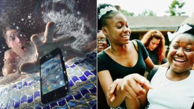 A Man’s Phone Falls Into Water After Setting It Up to Film Dance Clip, Netizens in Tears