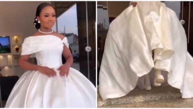 Bride Rocks Sleek Boots Underneath Ballgown on Special Day