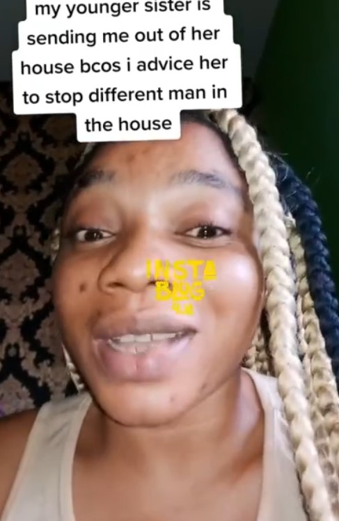 Nigerian lady sends her elder sister packing for advising her to stop sleeping with different guys (video)