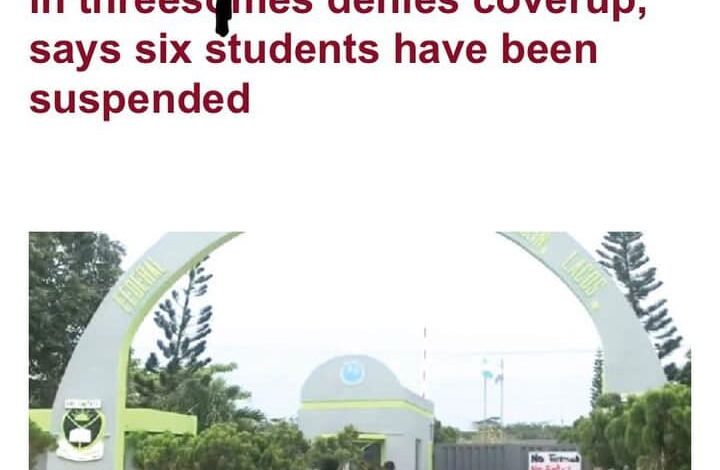 Principal Of Lagos School Where Students Engage In Three$ome Denies CoverUp and Said 6 Students Have Been Suspended